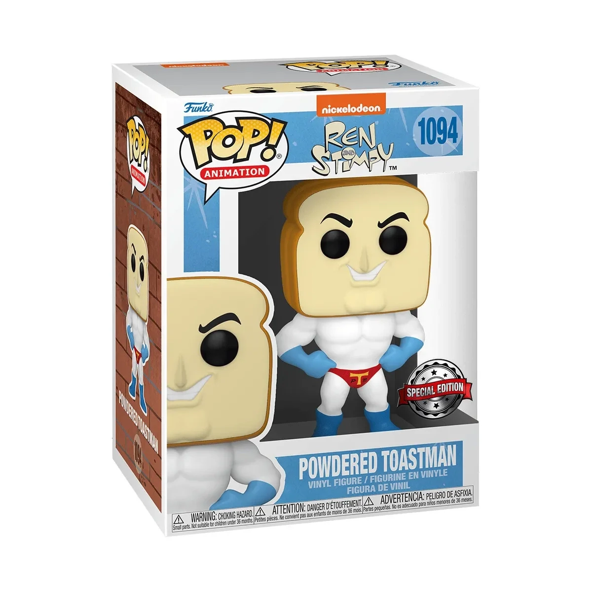 Ren and Stimpy-  Powdered Toast Man Pop! Vinyl Figure