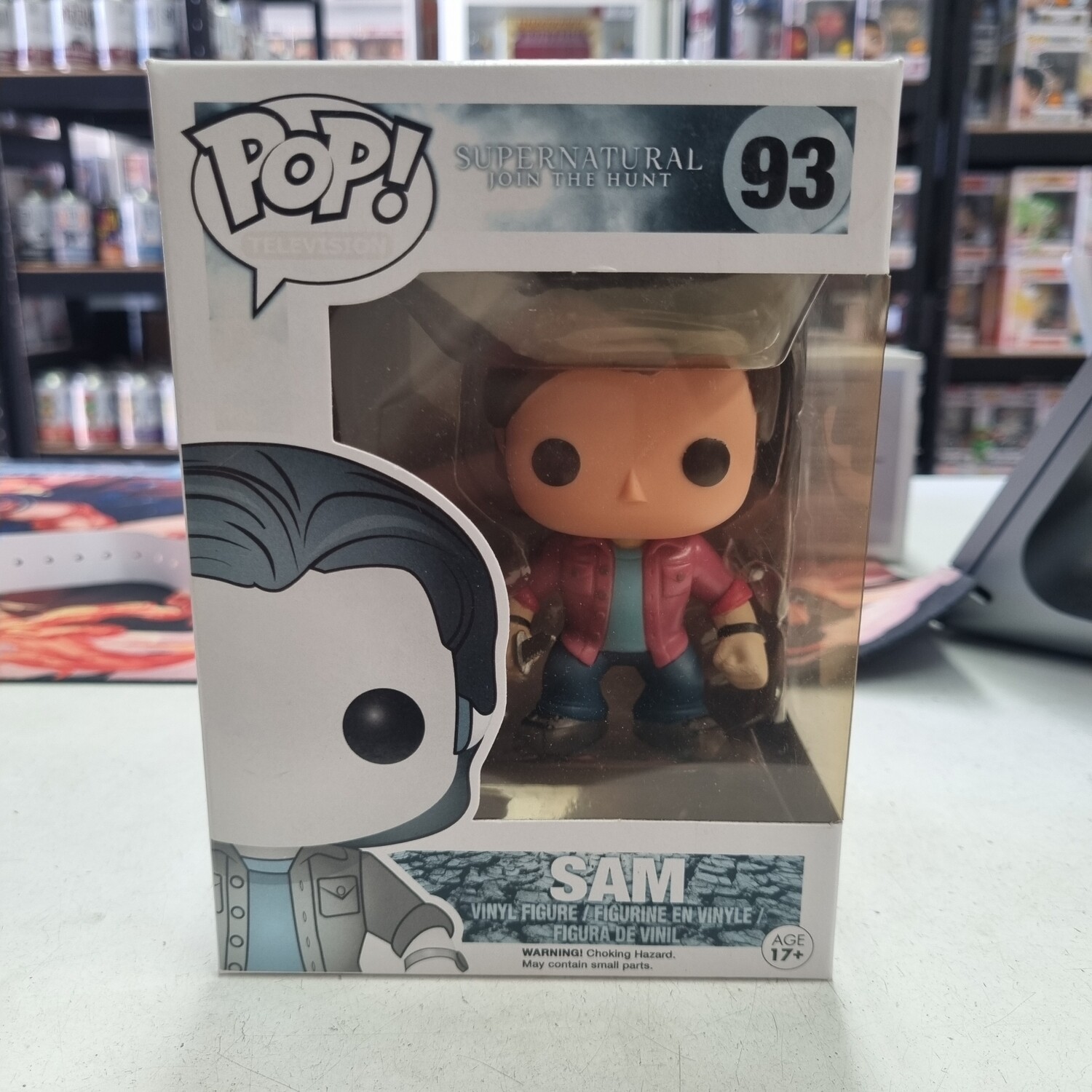 Supernatural- Sam Pop! Vinyl Figure (Box Damaged)