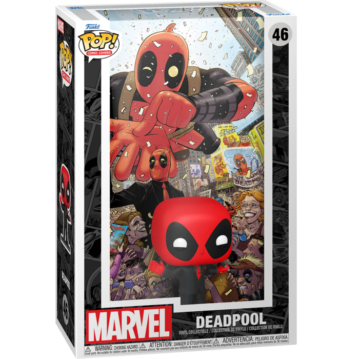 Marvel - Deadpool: World&#39;s Greatest Comic #1 Pop! Covers Vinyl Figure