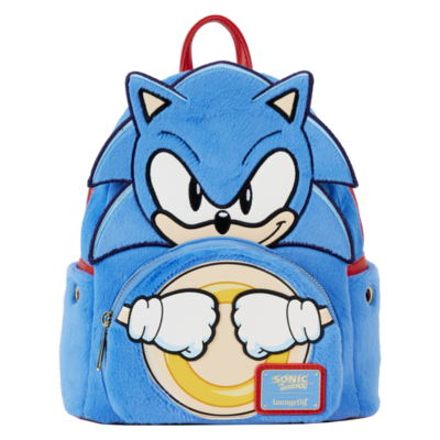 Pre-Order: Sonic the Hedgehog - Classic Plush Cosplay 10" Faux Leather Mini Backpack