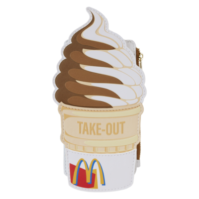 Pre-Order: McDonald's - Soft Serve Ice Cream Cone 6" Faux Leather Card Holder