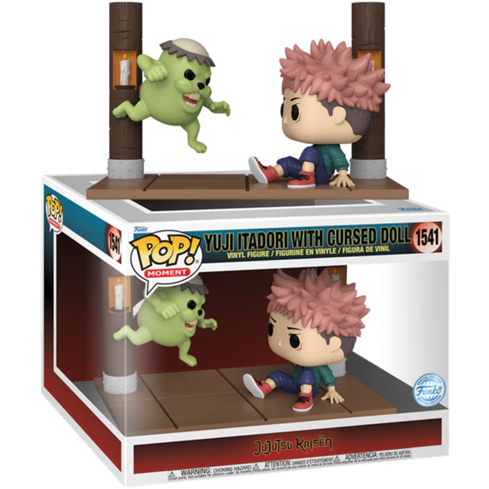 Jujutsu Kaisen - Yuji Itadori with Cursed Doll Pop! Moment Vinyl Figure