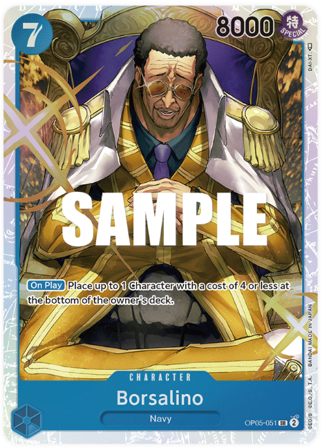 One Piece Card Japanese- OP05-051 Borsalino