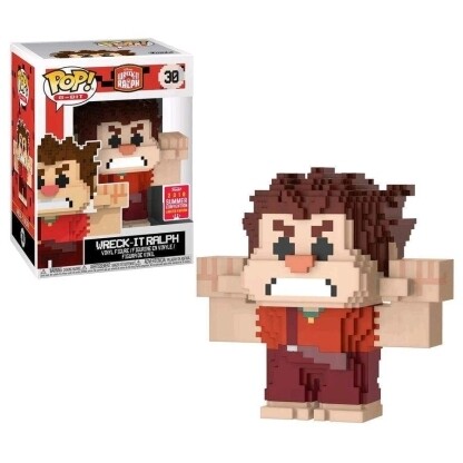 Wreck-It Ralph - Wreck-It Ralph 8-Bit Ralph 2018 San Diego Summer Convention Pop! Vinyl Figure