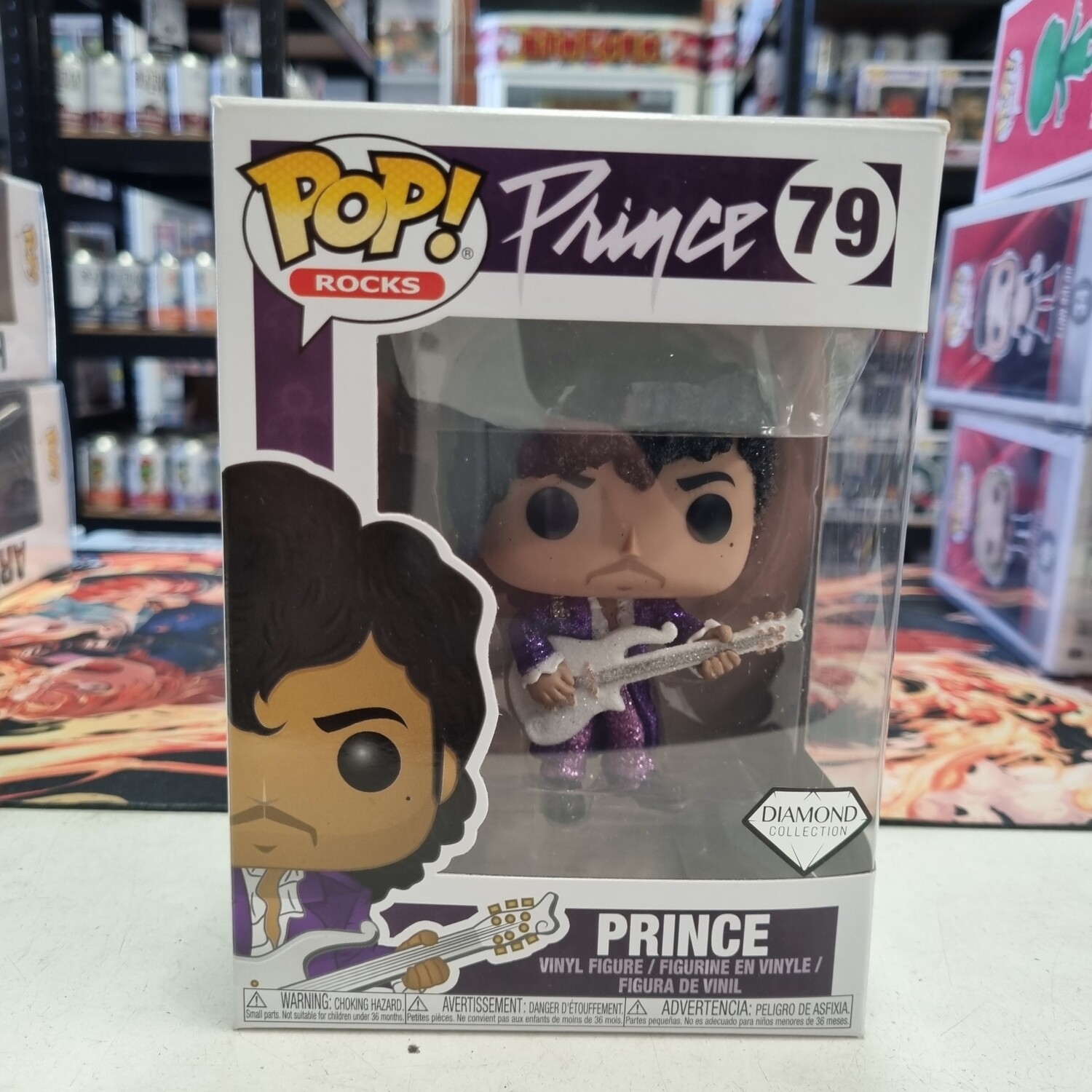 Prince- Prince Purple rain Diamond Glitter Pop! Vinyl Figure
