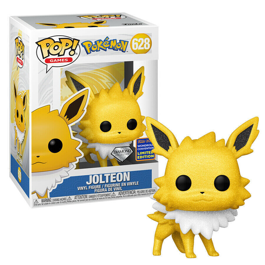 Pokemon - Jolteon Diamond Glitter Pop! Vinyl Figure (2021 Convention Exclusive)