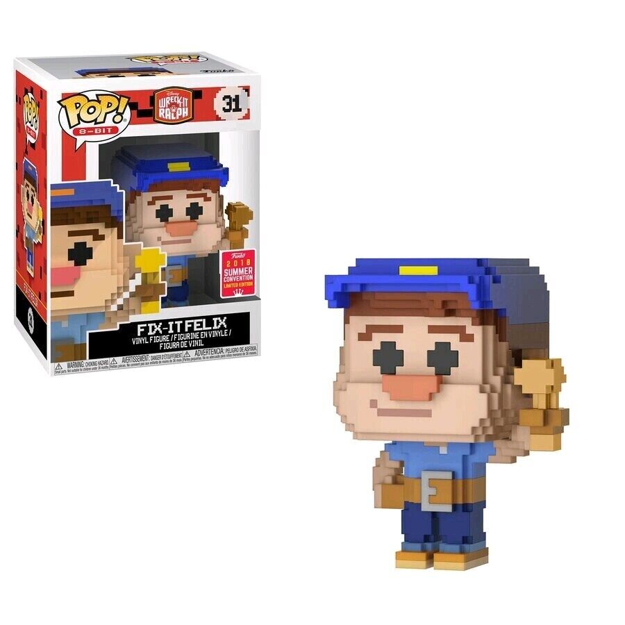 Wreck-It Ralph - Wreck-It Ralph 8-Bit Ralph 2018 San Diego Summer Convention Pop! Vinyl Figure