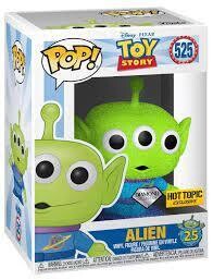 Toy Story- Alien Diamond  Glitter Pop! Vinyl Figure (HotTopic Exclusive Sticker)