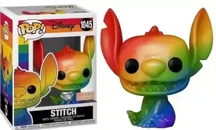 Lilo &amp; Stitch - Sitting Stitch Diamond Glitter Pop! Vinyl Figure (Box Lunch Exclusive Sticker)