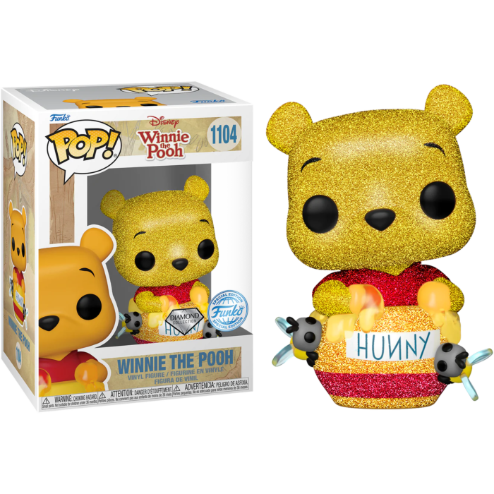 Winnie the Pooh - Winnie the Pooh in Honey Pot Diamond Glitter Pop! Vinyl Figure