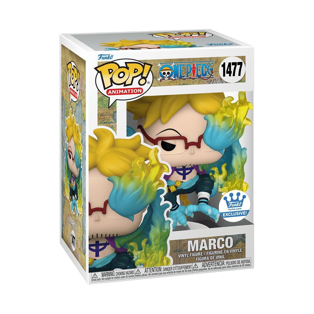 One Piece - Marco Pop! Vinyl Figure (Funko Exclusive Sticker)