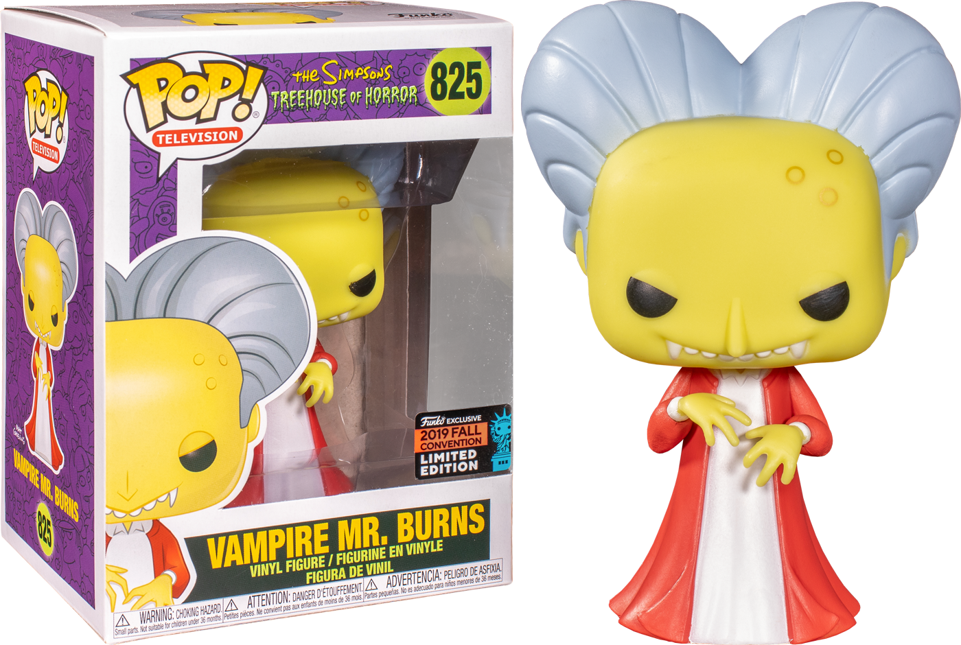 The Simpsons - Vampire Mr. Burns Pop! Vinyl Figure (NYCC 2019 Convention Exclusive)