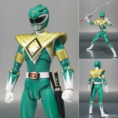S.H.Figuarts / Kyoryu Sentai Zyuranger Dragon Ranger Sealed- Green Ranger view 2 - Mighty Toys Australia