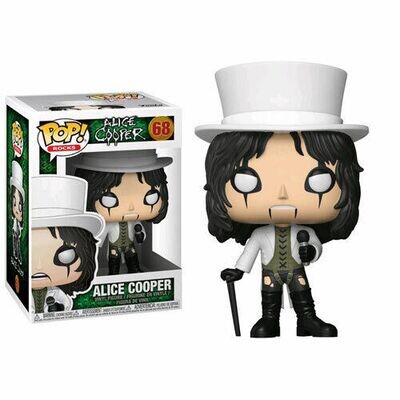 Alice Cooper- Alice Cooper With Top Hat Pop! Vinyl Figure