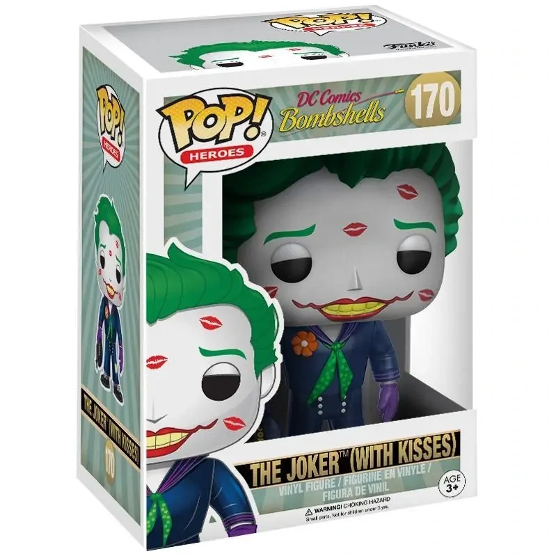 DC Bombshells- The Joker With Kisses Pop! Vinyl Figure