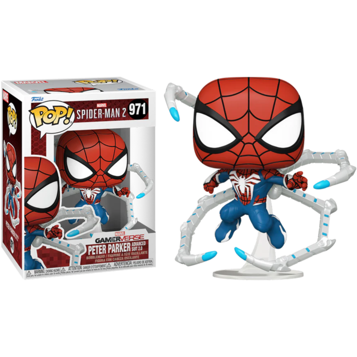 Marvel&#39;s Spider-Man 2 - Peter Parker (Advanced Suit 2.0) Pop! Vinyl Figure