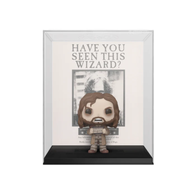 Pre-Order: Harry Potter and the Prisoner of Azkaban - Wanted Poster with Sirius Black Pop! Covers Vinyl Figure