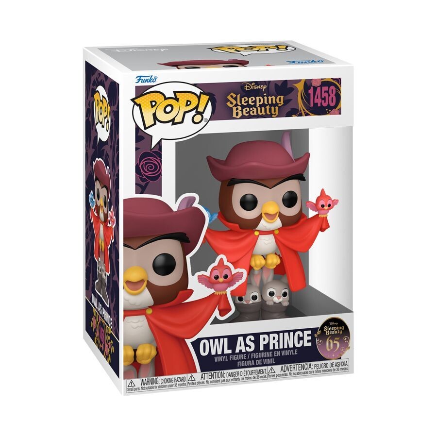 Sleeping Beauty: 65th Anniversary - Owl as Prince Pop! Vinyl Figure