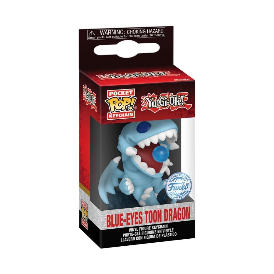 Yu-Gi-Oh! - Blue-Eyes Toon Dragon Glow Pop! Keychain