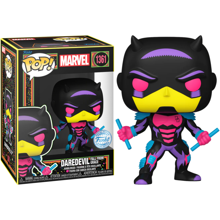 Marvel - Daredevil (Fall from Grace) Blacklight Pop! Vinyl Figure