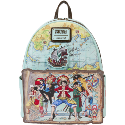One Piece - 25th Anniversary Straw Hat Pirates 10" Faux Leather Mini Backpack