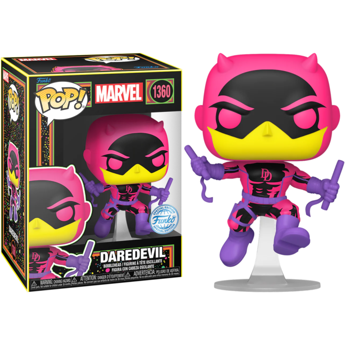Marvel - Daredevil Blacklight Pop! Vinyl Figure
