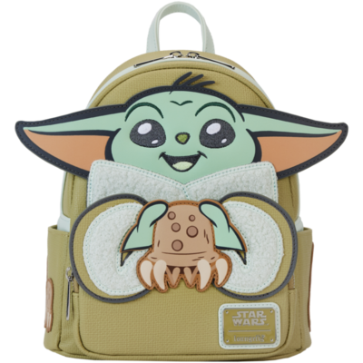Star Wars - Grogu & Crabbies Cosplay 10" Faux Leather Mini Backpack