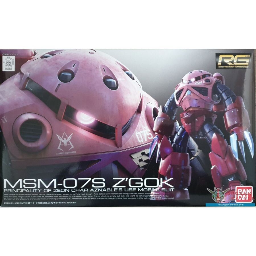 Gundam Model Kit 1:144 RG ZGok Char Custom