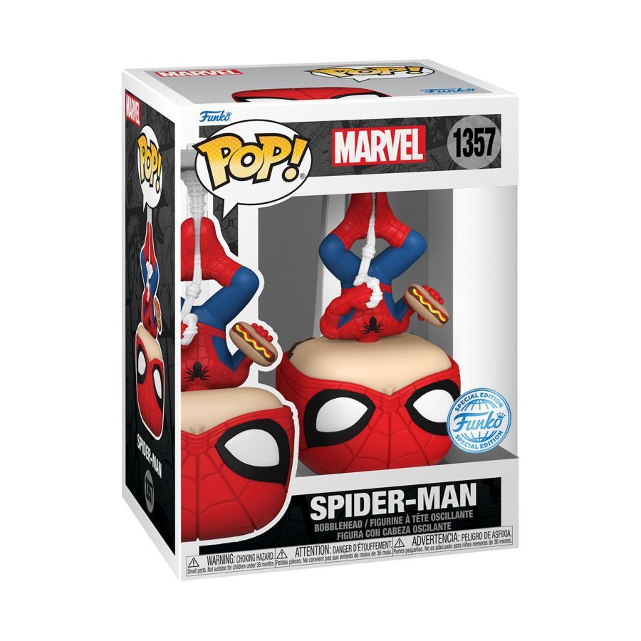 Spider-Man - Spider-Man (with Hot Dog)  Pop! Vinyl Figure