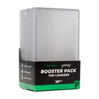 Palms Off Gamging Booster Pack Top Loaders - Standard Size - 10pc