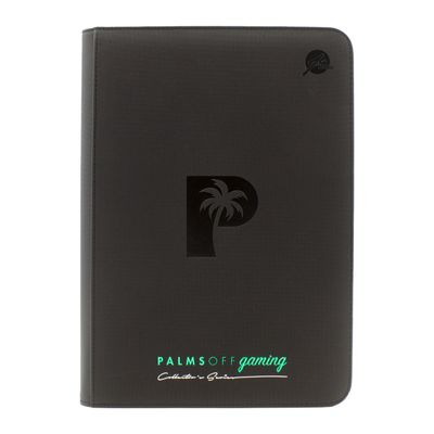 Palms Off Gamging- Collector's Series Top Loader Zip Binder - CLEAR view 2 - Mighty Toys Australia