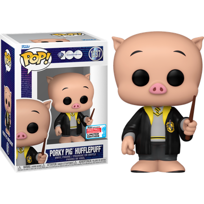 Looney Tunes x Harry Potter - Porky Pig Hufflepuff Pop! Vinyl Figure (2023 Fall Convention Exclusive)
