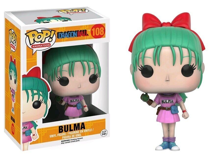 Dragon Ball Z - Bulma Wirh Dragon Rader Pop! Vinyl Figure (Box Minor Damaged)