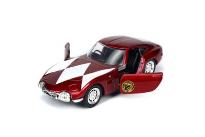 Power Rangers - 1967 Toyota 2000 GT with Red Ranger 1:32 Scale Hollywood Ride - alternate product image 2
