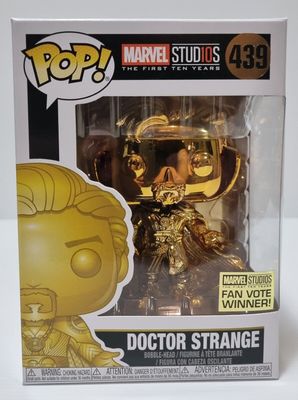 Marvel Studios: The First Ten Years - Doctor Strange Gold Chrome Pop! Vinyl Figure