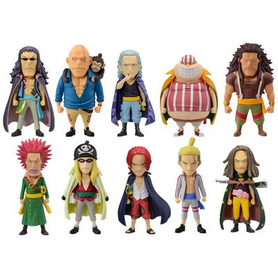 ONE PIECE FILM RED - WORLD COLLECTABLE FIGURE PREMIUM - RED HAIR PIRATES CREW