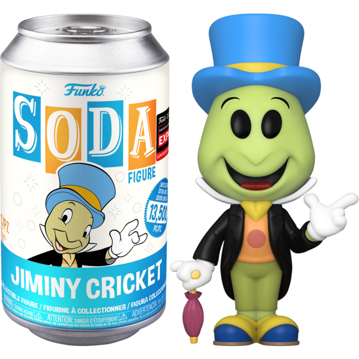 Pinocchio (1940) - Jiminy Cricket SODA Vinyl Figure (2024 Entertainment Expo Convention Exclusive)