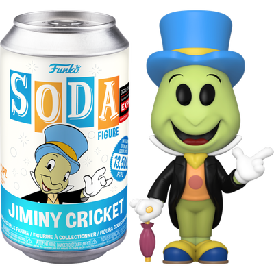 Pinocchio (1940) - Jiminy Cricket SODA Vinyl Figure (2024 Entertainment Expo Convention Exclusive)