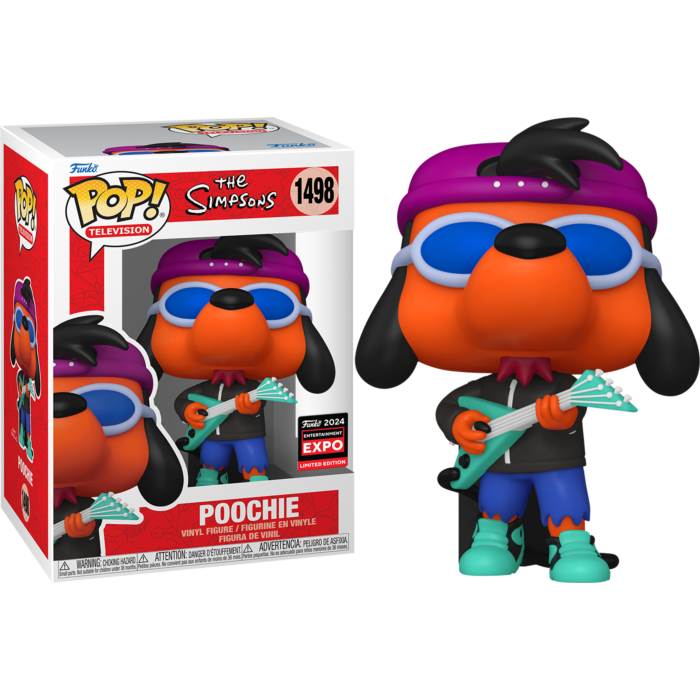 The Simpsons - Poochie Pop! Vinyl Figure (2024 Entertainment Expo Convention Exclusive)