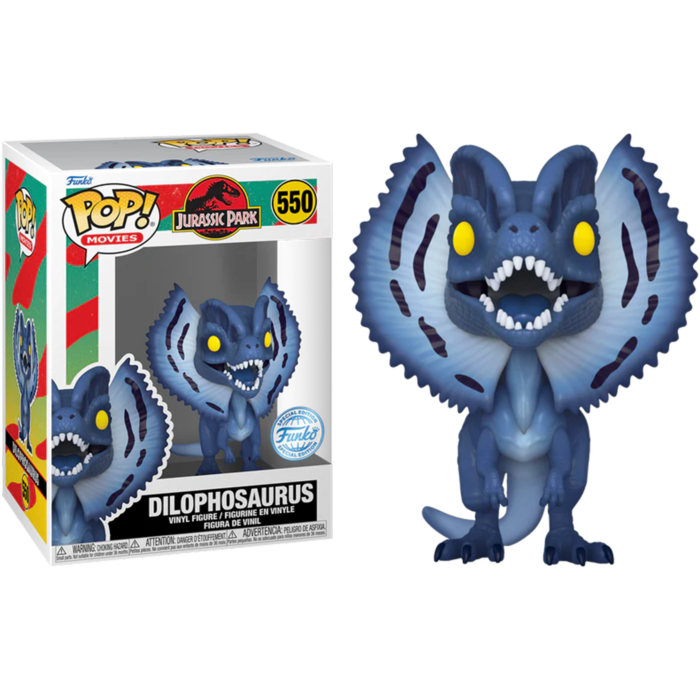 Jurassic Park - Dilophosaurus (Moonlit) Pop! Vinyl Figure