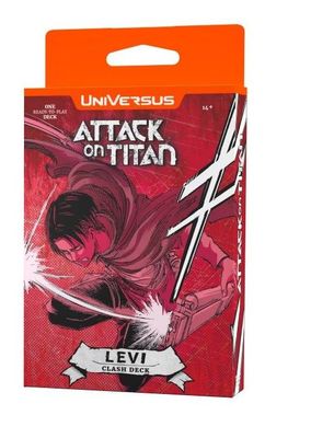 Pre-Order: UniVersus Attack on Titan: Battle for Humanity Clash Deck - Levi