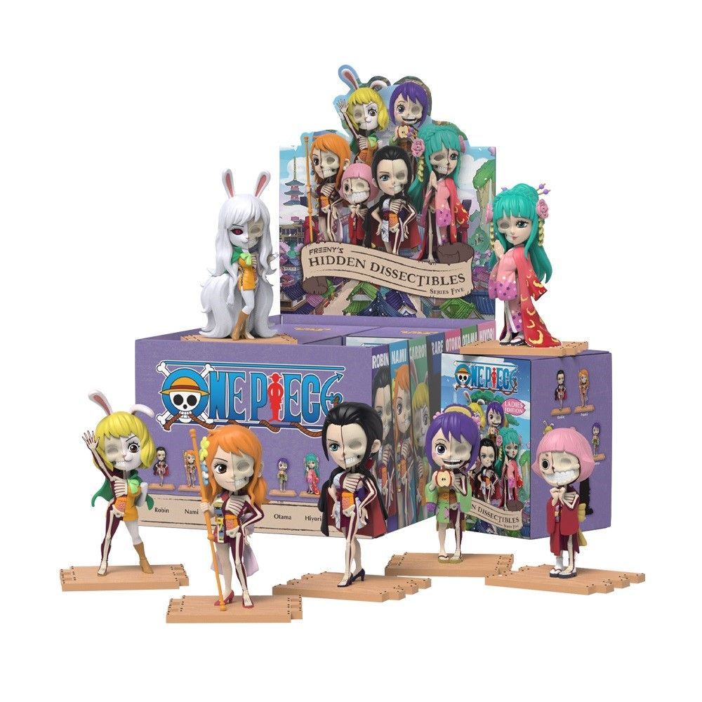 Mighty Jaxx: Freeny's Hidden Dissectibles – One Piece (Ladies Edition) Display (Box of 6)