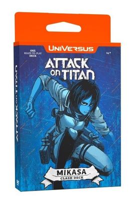 Pre-Order: UniVersus Attack on Titan: Battle for Humanity Clash Deck - Mikasa