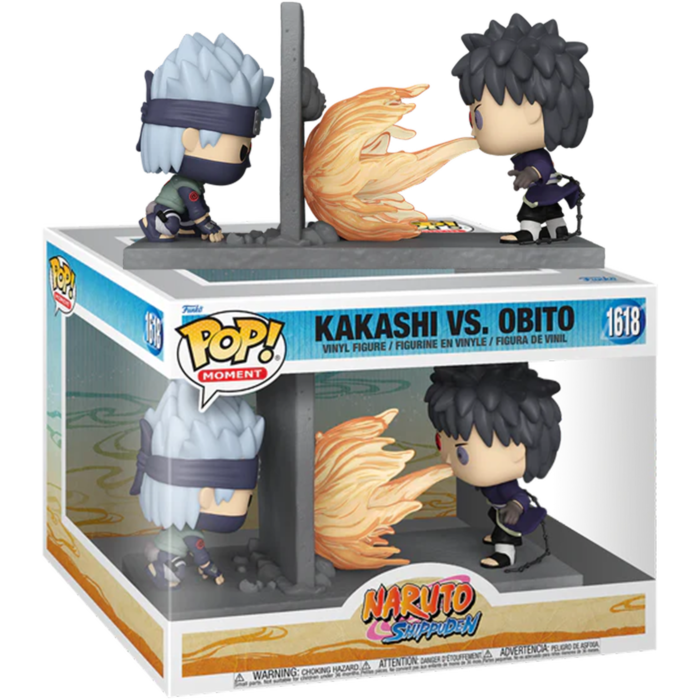 Naruto: Shippuden - Kakashi vs. Obito Uchiha Pop! Moment Vinyl Figure