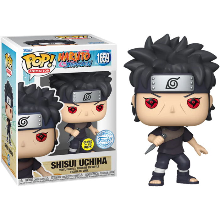 Pre-Order: Naruto: Shippuden - Shisui Uchiha Glow-in-the-Dark Pop! Vinyl Figure