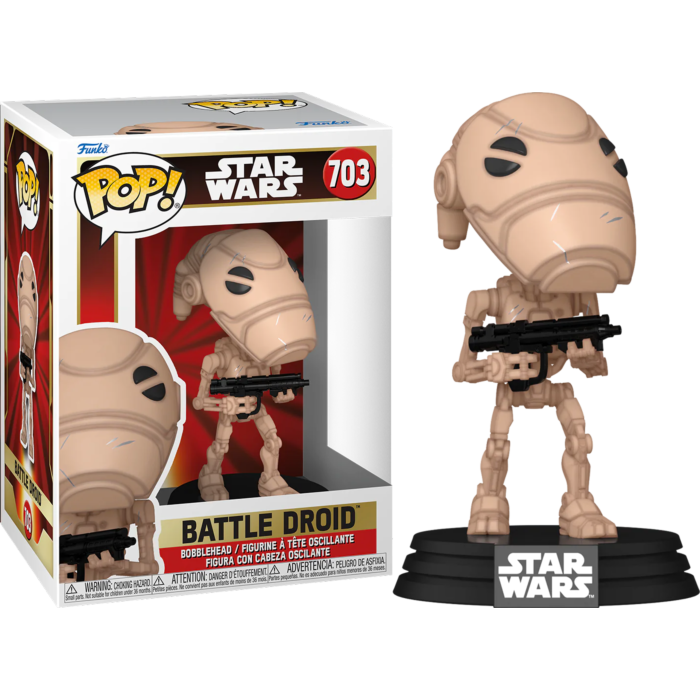Star Wars Episode I: The Phantom Menace - B1 Battle Droid 25th Anniversary Pop! Vinyl Figure