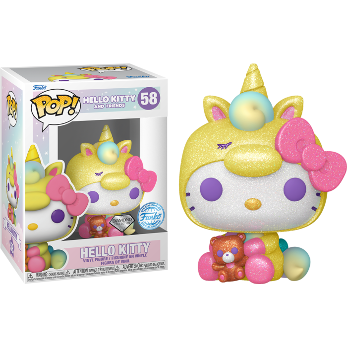 Hello Kitty - Hello Kitty Unicorn Diamond Glitter Pop! Vinyl Figure