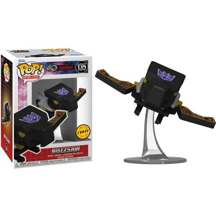 Pre-Order: Transformers: Generation 1 - Laserbeak Chase Pop! Vinyl Bundle of 6 (set of 6 Pops)