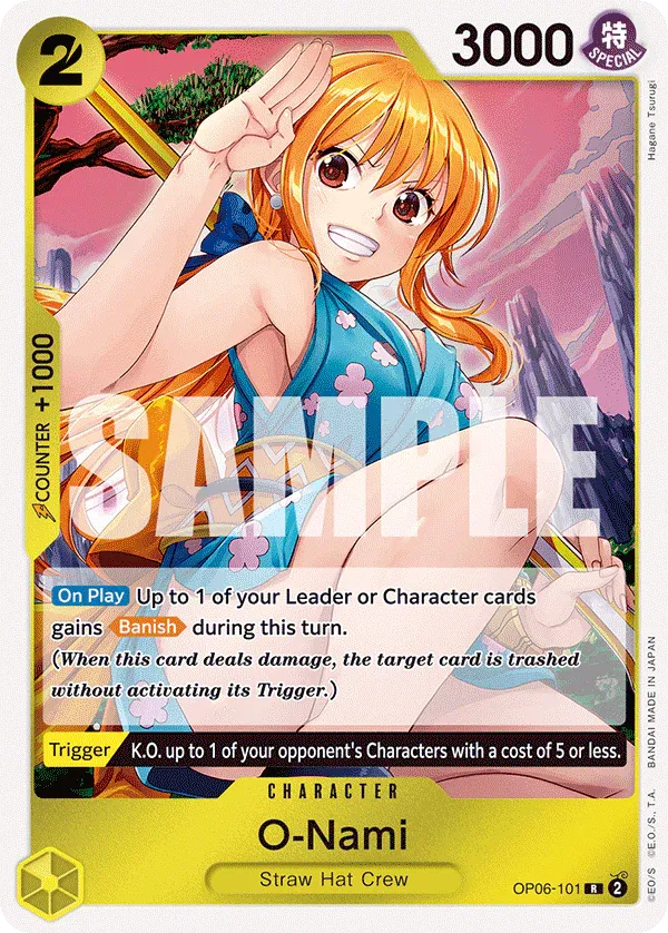 One Piece Card Japanese- OP06-101