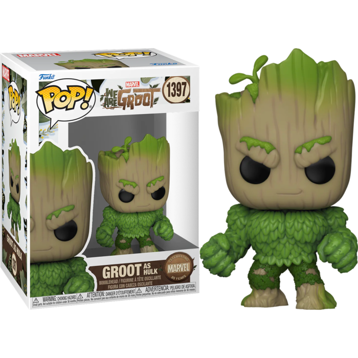 Marvel 85th Anniversary: We Are Groot - Groot as Hulk Pop! Vinyl Figure